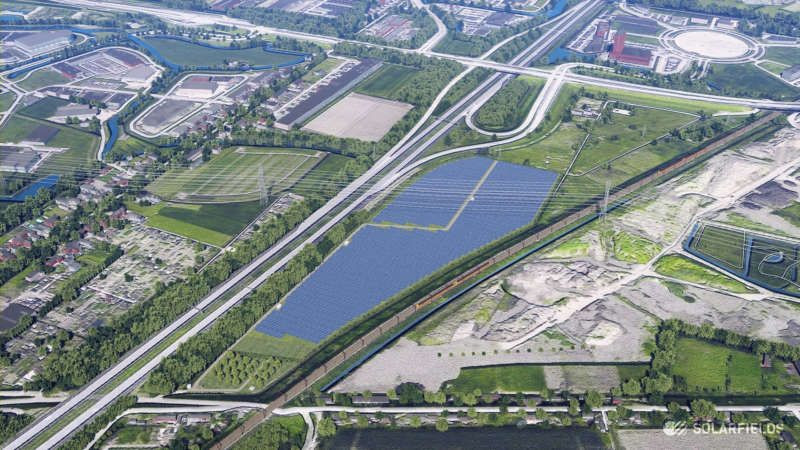 Werkzaamheden voor Solar Fields in Amstelwijck